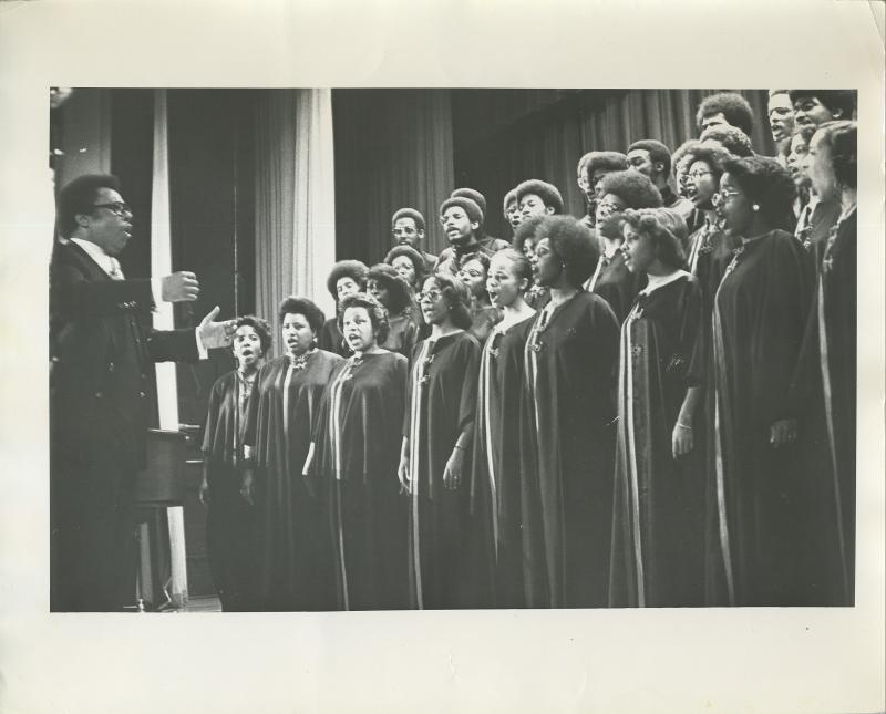 Some of Kuumba's Founding Members singing