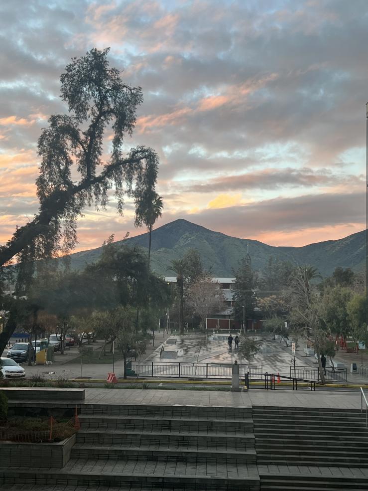 View from the municipality of Recoleta!  