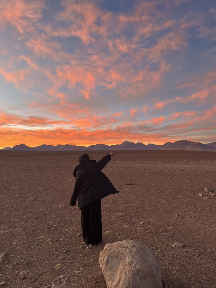Melissa in Atacama!