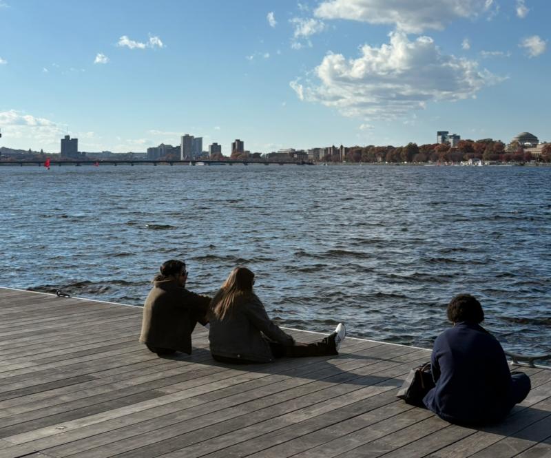 View of dock at Charles River Esplanade