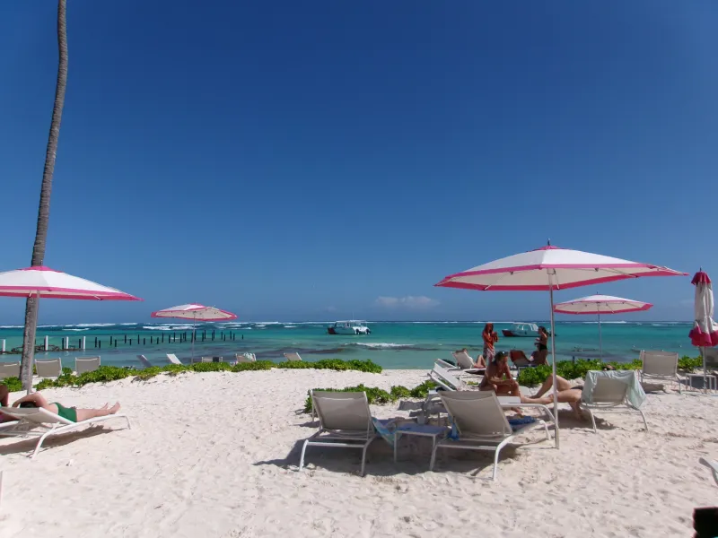 One of the beaches in Punta Cana