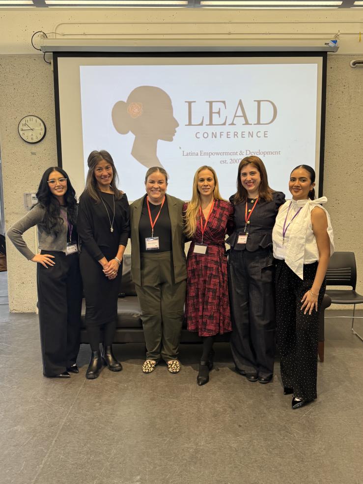 Me With Justice Dalila Wendlandt, Daniela Albert, Madeleine Rodriguez, Edda Santiago, and Councilor Julia Mejia after moderating the Law & Policy Panel