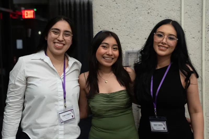 Me with my Co-Director and Assistant Director of Community Engagement
