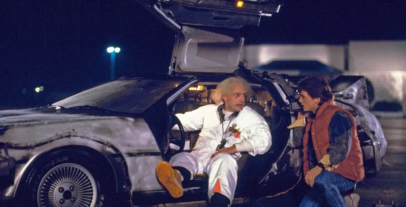A scene from Back to the Future (1985)