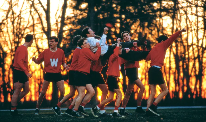 A scene from Dead Poets Society (1989)