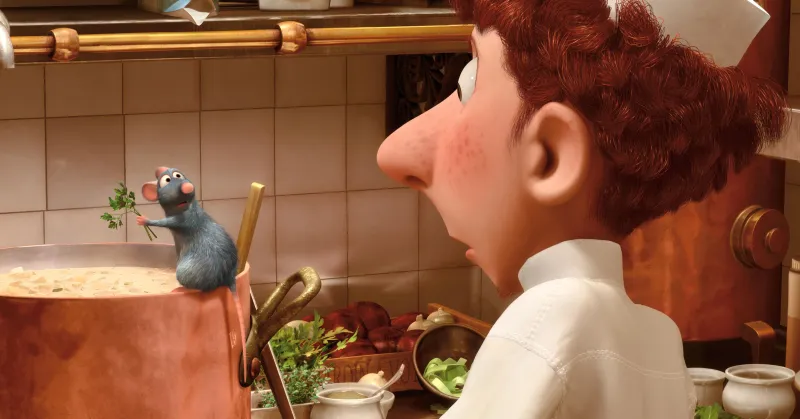A scene from Ratatouille (2007)
