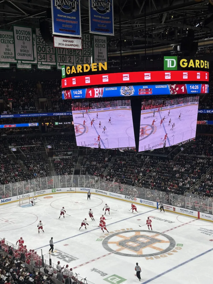 Picture of the 2026 Beanpot final 