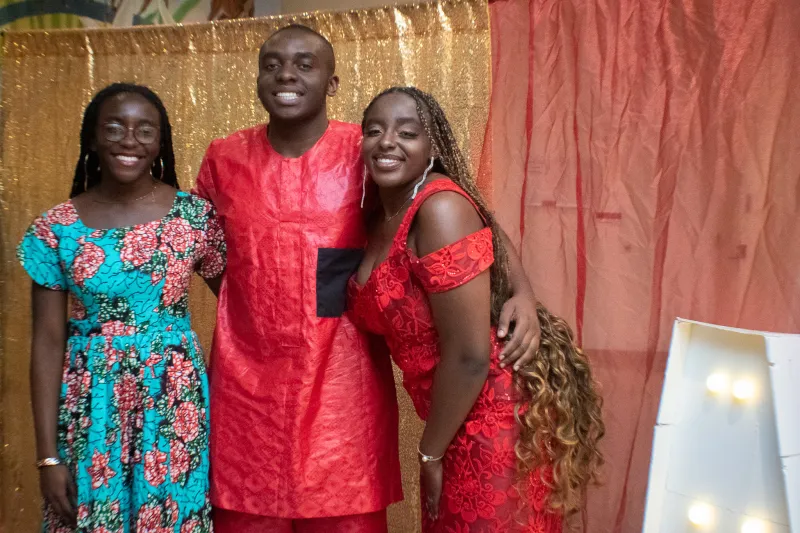 My sister, brother, and I at our first NSA Gala