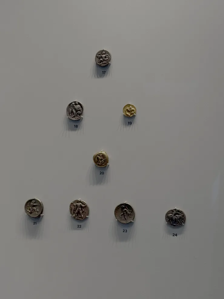 drachma coins at the Harvard Art Museums
