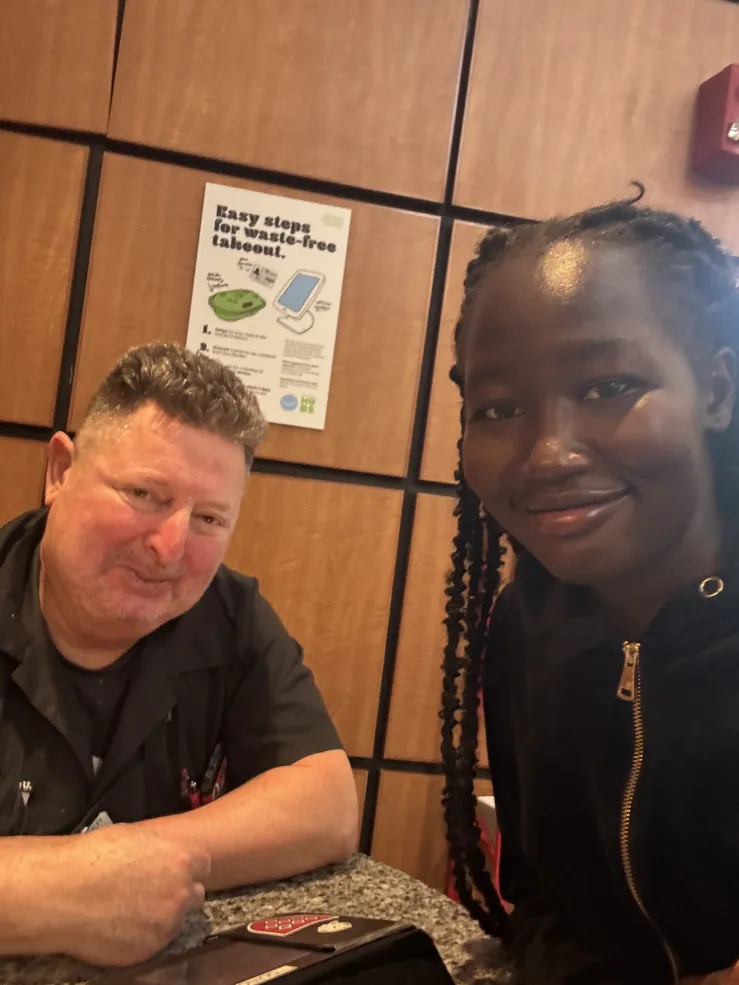 As one of the longest-serving members of Harvard's dining staff, Carlos is a reminder that what makes this place special isn't just its history—it's its people. Every visit to Quincy Dining Hall is more than a meal; it's an opportunity to hear another one of Carlos's stories, share a laugh, and be reminded that kindness can become part of someone's daily routine.  Harvard is filled with extraordinary people in every corner of campus, and Carlos is certainly one of them. 