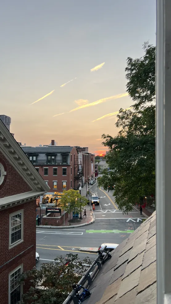 Sunset of Massachusetts Avenue