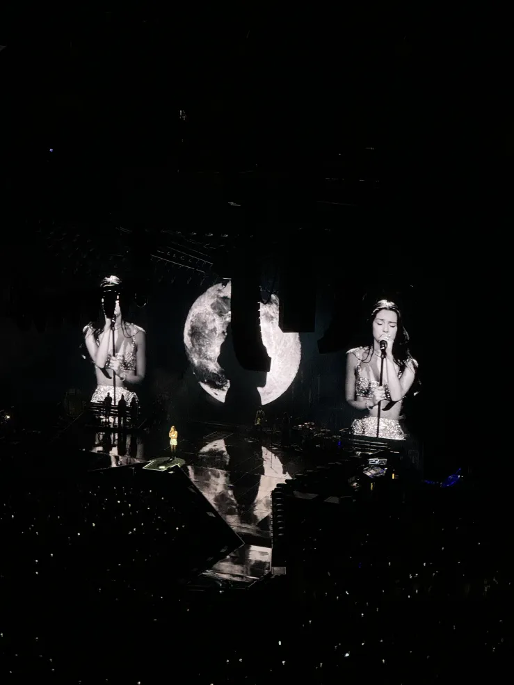 Olivia Rodrigo performing in Boston.