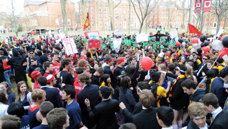 Photograph of students during Housing Day