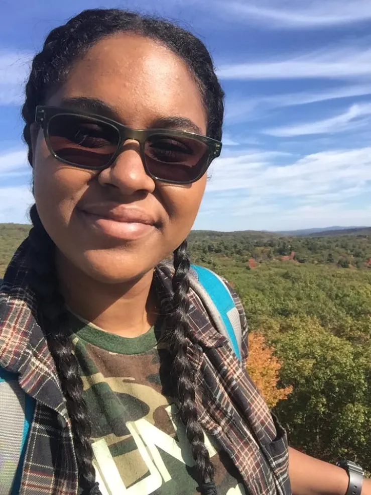 View from the top of the lookout tower in the Harvard Forest 