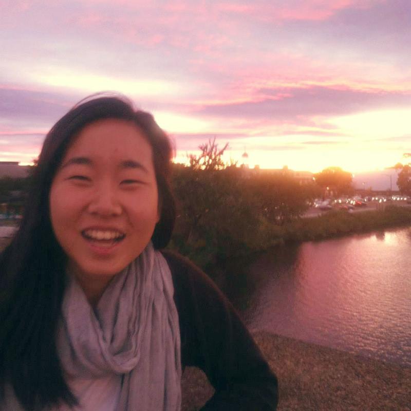 Author taking selfie by Charles River