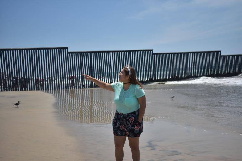 a student at border patrol