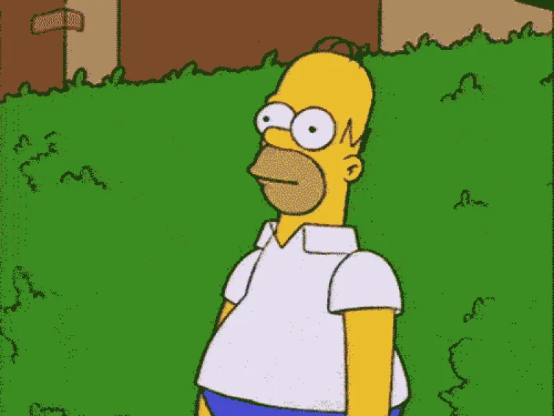 Screenshot of Homer Simpson with a blank stare
