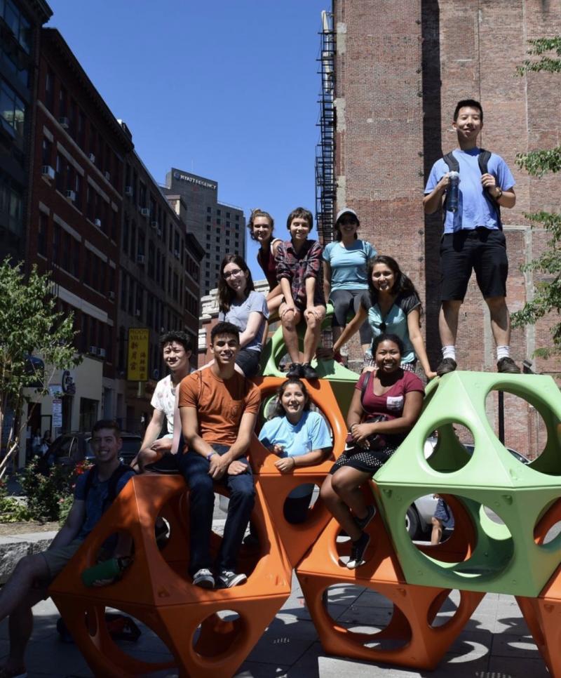 students who took part in Harvard's First-Year Urban Program