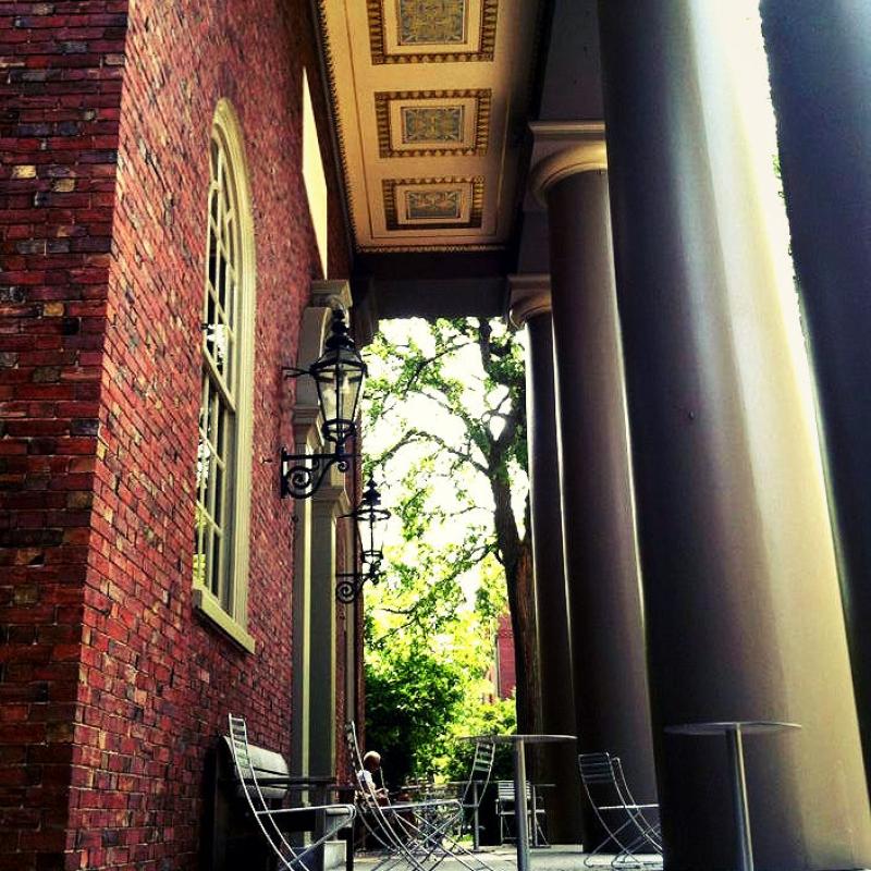 South porch of Memorial Church