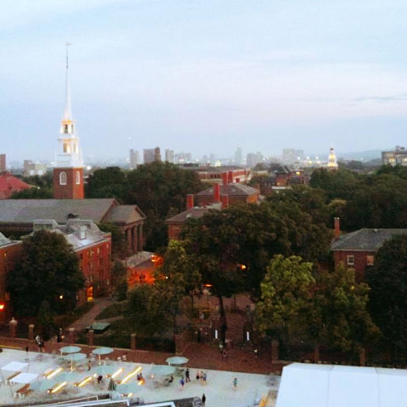 Photograph of skyline from the top of the Science Center Observatory