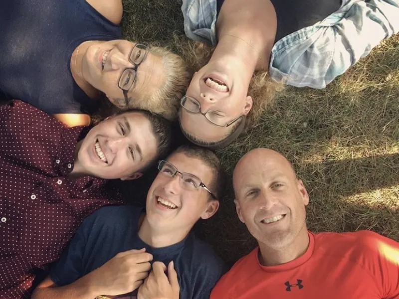 A photo of me and my family!