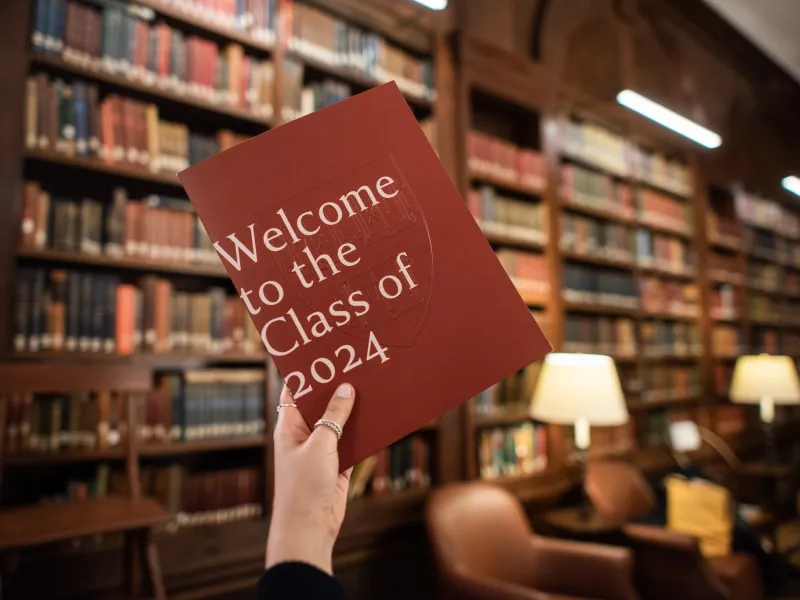 An admitted students pamphlet for the class of 2024