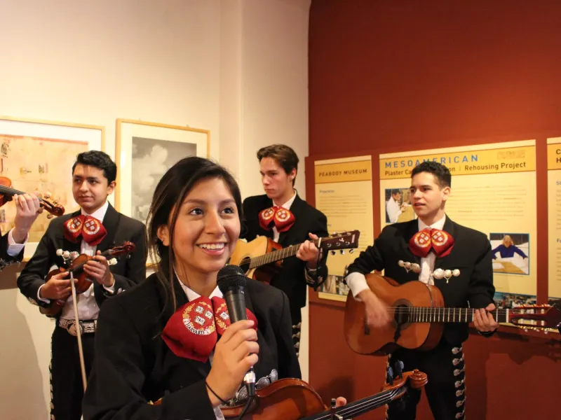 Mariachi performance at Peabody Museum.