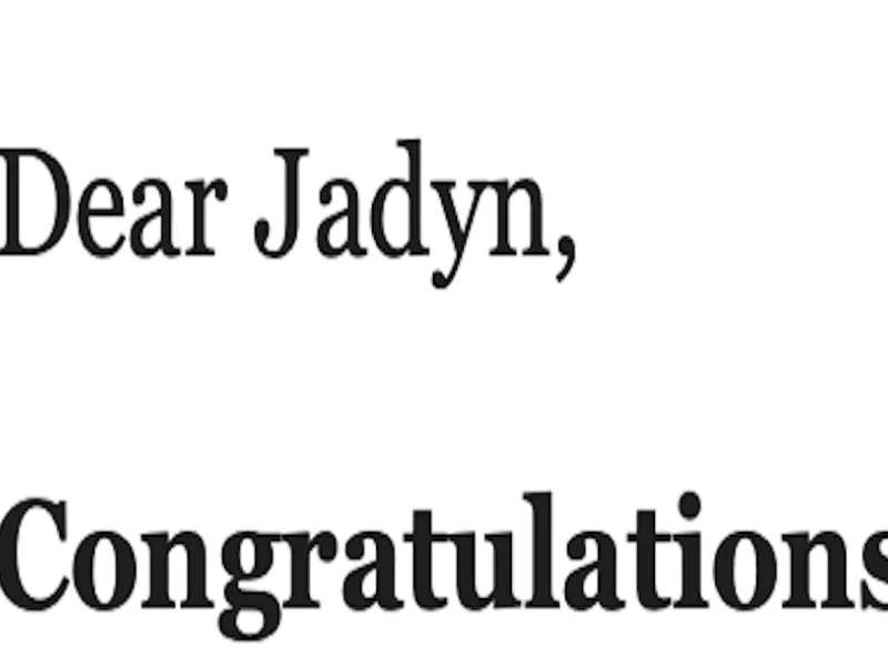 A screenshot I took from my college admissions decision from Harvard.