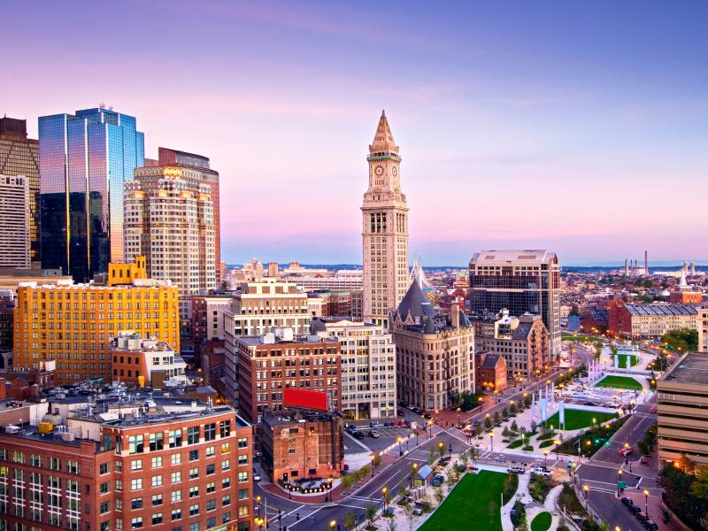 Photo of the city of Boston.