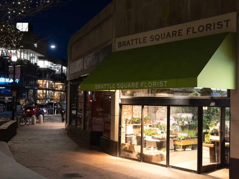 The old Brattle Square storefront.