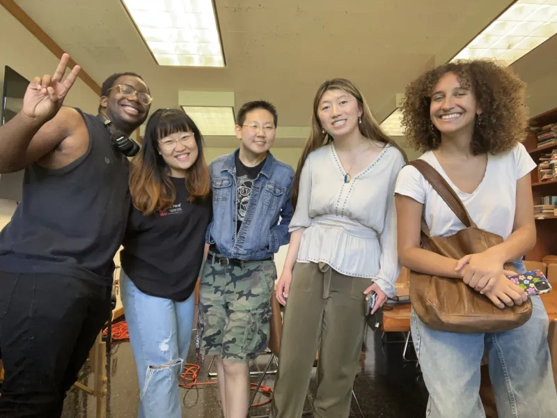 Five student interns.