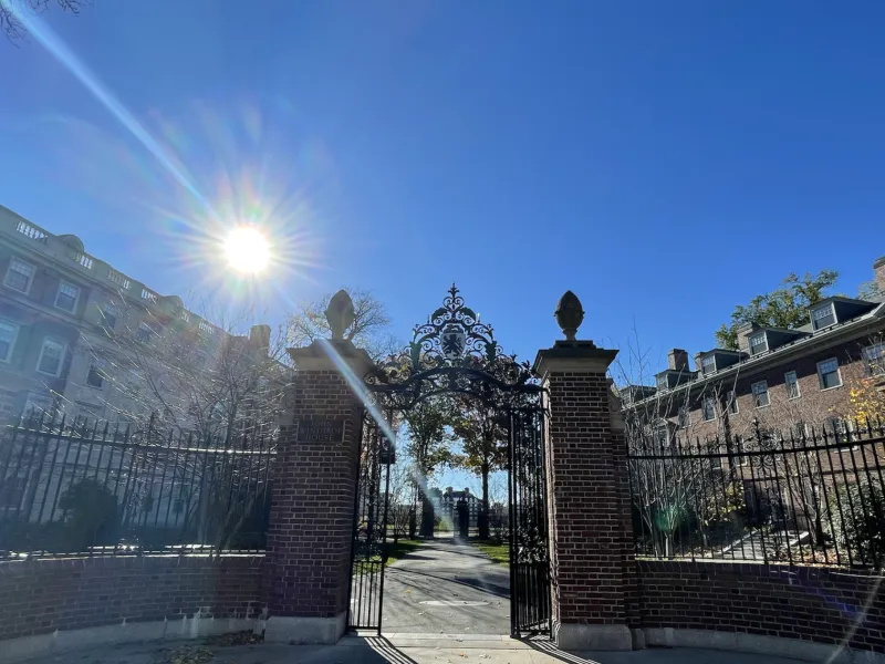 image of winthrop house gates
