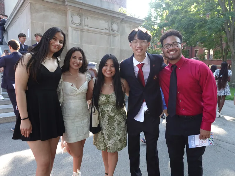 Picture of students at Harvard's First-Year Convocation