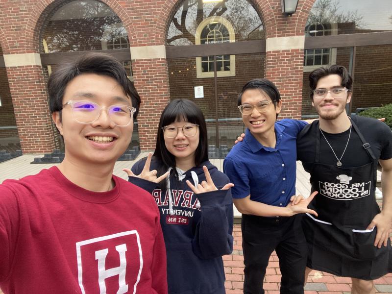 Pfohomies Enjoying Spring Grilling