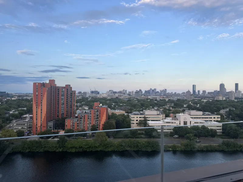 View of the Boston skyline across the Charles River