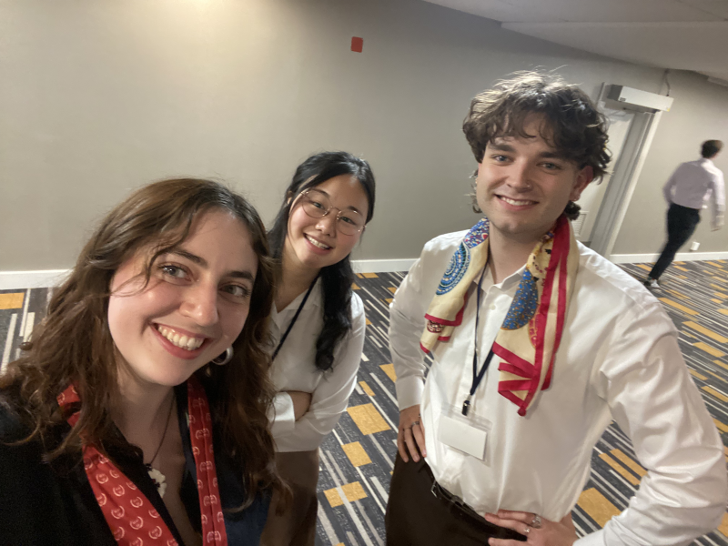 Picture of Harvard Students at a Conference