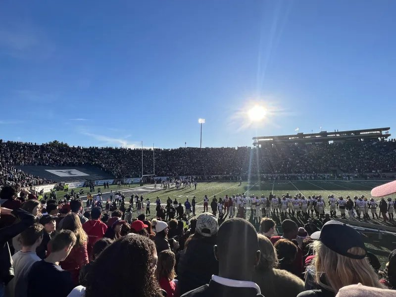Harvard-Yale football game at Yale Stadium
