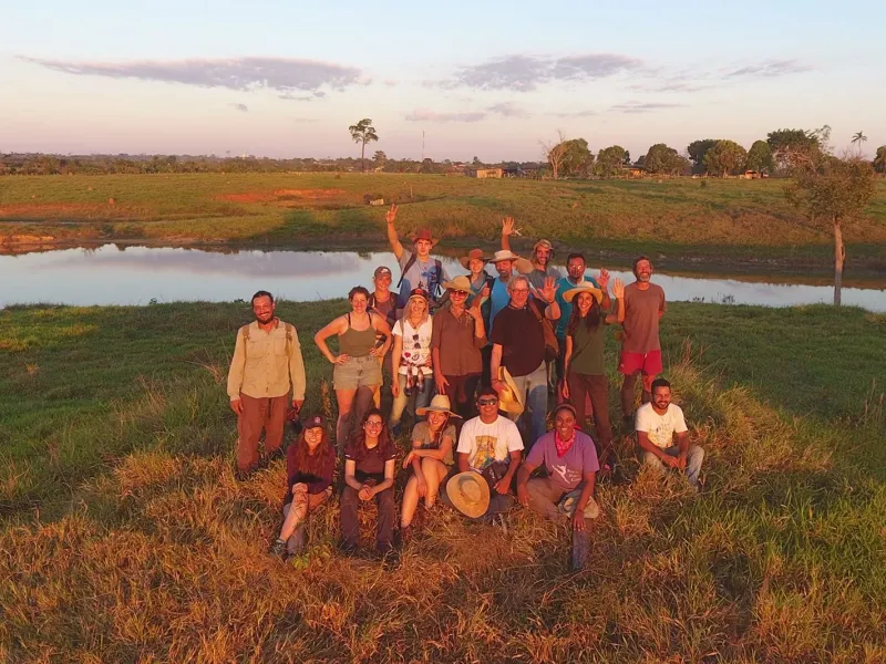 group of students studying abroad in Bazil 