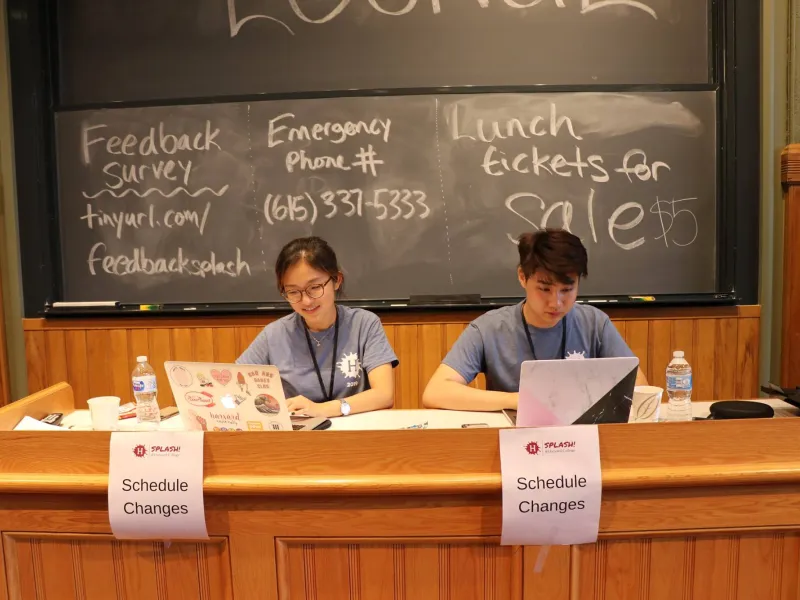 two students at a desk