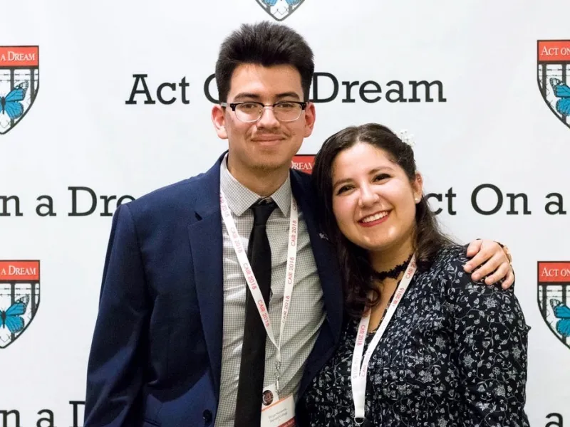 Students from Act on a Dream student group