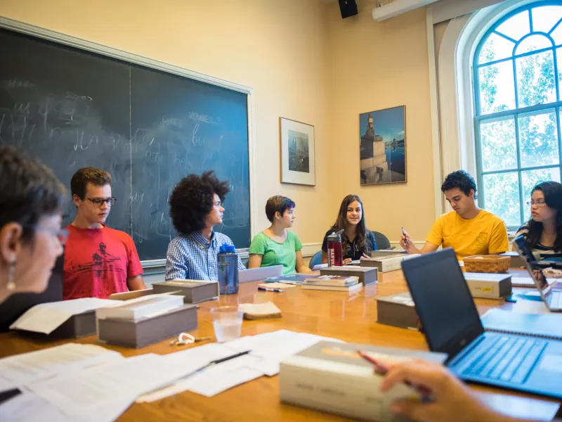Students in a class