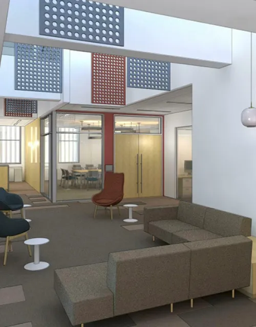 A rendering of the new ARC space