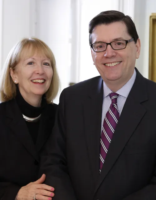 Mark Gearan and Mary Herlihy-Gearan, Interim Winthrop Faculty Deans
