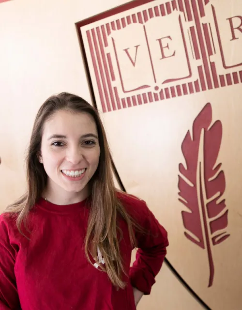 Jenny Leight manages the Harvard Shop stores for Harvard Student Agencies, which describes itself as "the largest student-run company in the world."