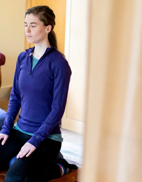 Mindful meditation is one of the spiritual practices people can use to remain grounded during times of turmoil.