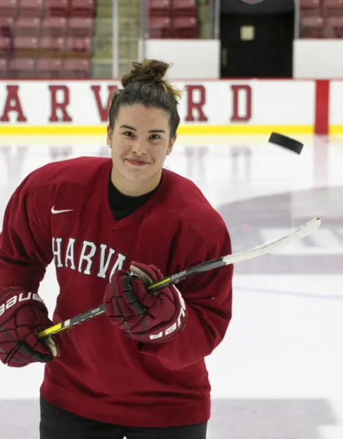 Maryna Macdonald at the Bright-Landry Hockey Center.