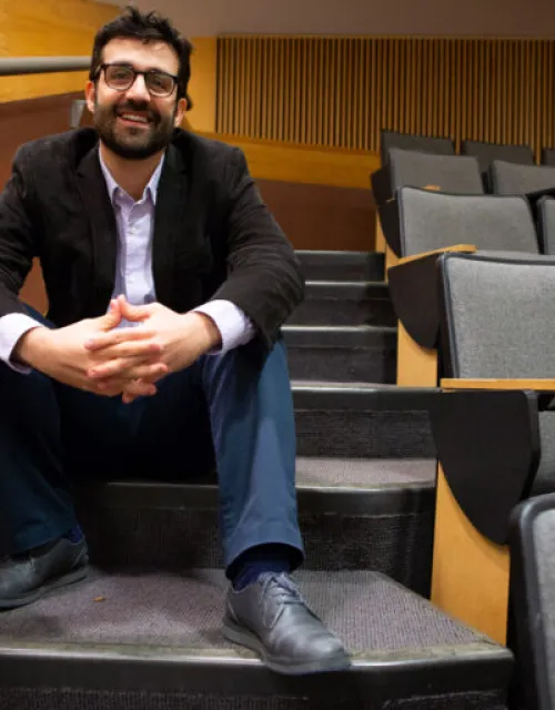 For his first-year seminar “Back to the Future: How the Past Imagined the Cities of Tomorrow,” Bruno Carvalho will assign self-guided outdoor tours around the Carpenter Center, or a neighborhood walk for students who don’t live on campus.