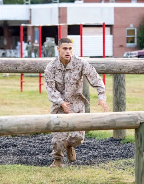 It started with a class paper on the Civil War. “... it got me thinking about what I wanted to do to serve,” said Philip Geanakoplos ’21, who enrolled in Officer Candidate School.