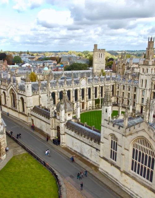 A shot of the University of Oxford campus.
