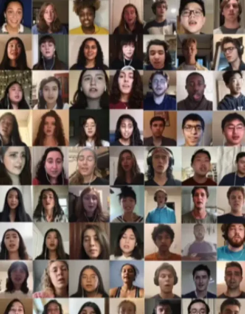 3 choral clubs on Zoom